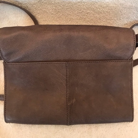 Margot Brown Genuine Leather Crossbody Bag - Picture 12 of 16